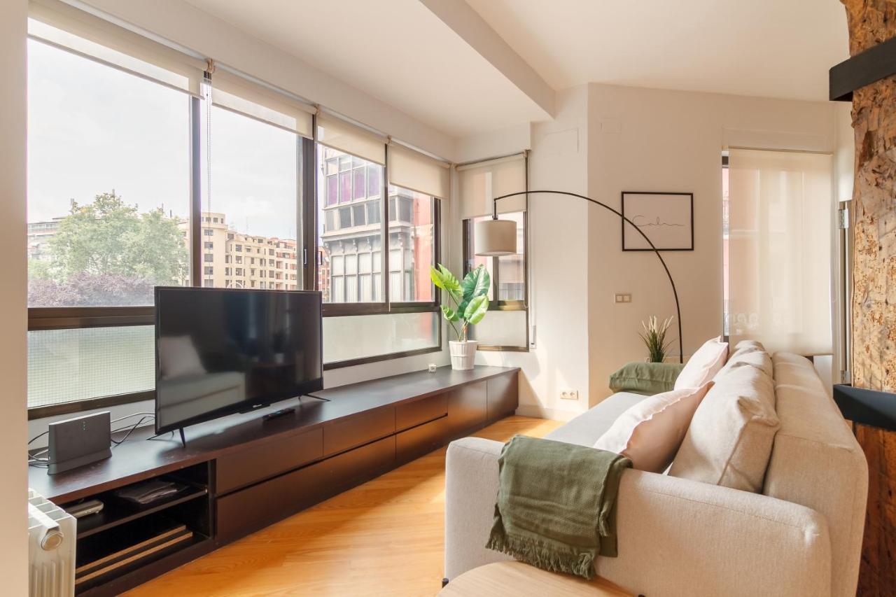 Muy Luminoso A 5 Min Del Centro De Bilbao Apartment Exterior foto